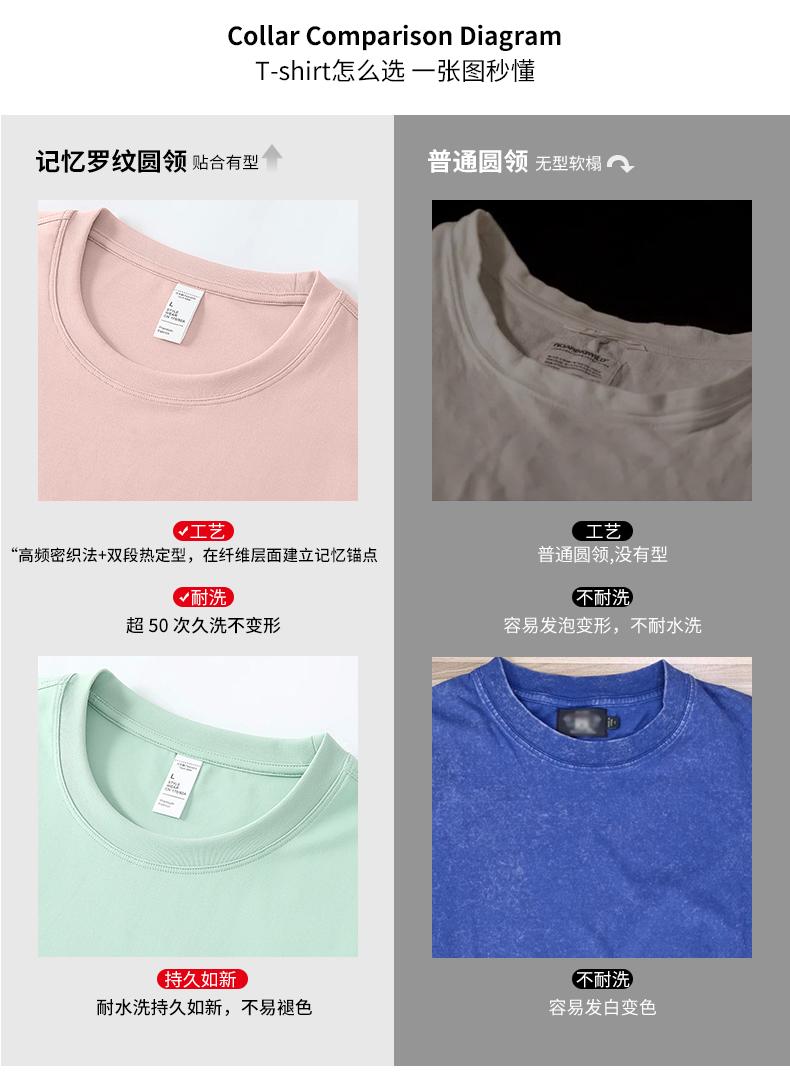 平替200支液氨棉5950 T恤 细节展示 启虎