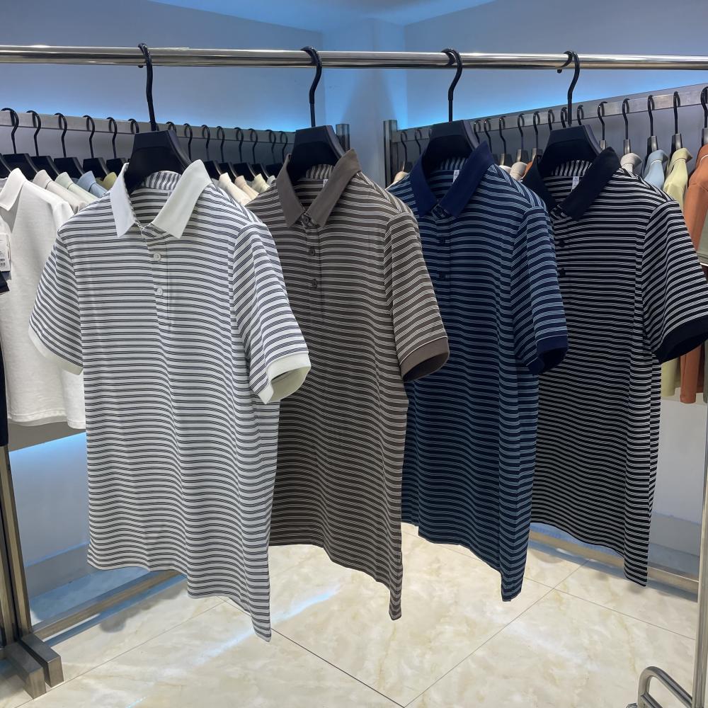 色织条8963 Polo 衫定制 细节展示 第1张